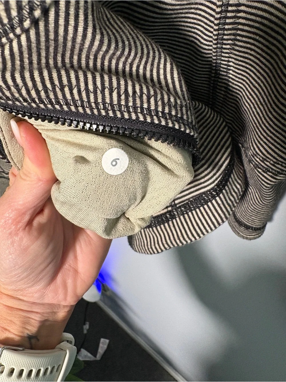 lululemon athletica Brown Zip-Up Utility Jacket